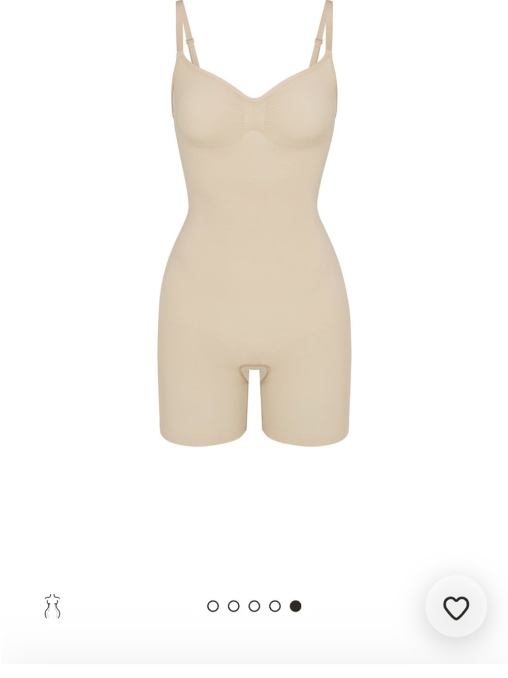 SKIMS Nude Seamless Shapewear Bodysuit